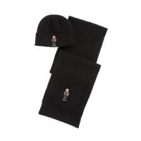ราคา POLO RALPH LAUREN POLO BEAR WOOL-CASHMERE HAT & SCARF SET #เซ็ทผ้าพันคอ หมวก (24035611706)