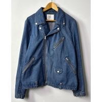 ราคา denim biker jacket browny (29341515931)