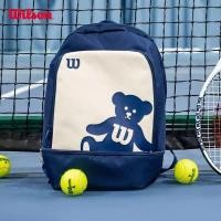 ราคา Wilson Wilson Wilson Boys and Girls Junior Tennis Paddle Special Bear Backpack (27881558817)