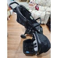 ราคา รถเข็น+คาร์ซีท (car seat) ยี่ห้อ Graco 2อย่างในหนึ่งเดียว กระเช้ารถเข็นเด็ก (26028886092)