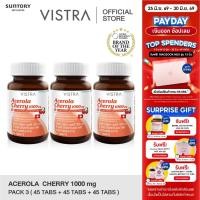 ราคา VISTRA Acerola Cherry 1000 mg. (45 เม็ด) แพ็ค 3 ขวด 65.25g (18208896684)