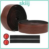 ราคา SKIIJ 2 ชิ้นเข็มขัดแฮนด์, Shock-Absorbing EVA + PU จักรยานบาร์เทป,ทนทานนุ่ม Breathable Anti-Slip จักรยานHandlebar เทปสําหรับแผนที่และจักรยานเสือภูเขา (53412639975)