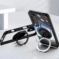 ราคา เหมาะสําหรับ SONY Xperia1 VI เคสโทรศัพท์แม่เหล็ก SONY Xperia10 VI อะคริลิควงเล็บหมุนกันกระแทกป้องกันกรณี (57761809825)