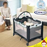 ราคา ของแท้-LOT ใหม่ เตียงนอน/เปลนอนเด็ก Pack 'n Play On The Go Playard รุ่น Stratus Collection ยี่ห้อ GRACO (20779239952)