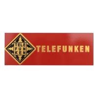 ราคา TELEFUNKEN Speaker ป้ายโลโก้อลูมิเนียมสั่งทําพิเศษ 106mm(4.17")X39mm(1.53") สีแดง (41715240481)