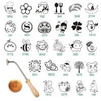 ราคา แม่พิมพ์ปั๊มขนมปังแบบโบราณขนาด 3 ซม. cake stamp ยิงแม่พิมพ์ทองแดงอบประทับตราโบราณ (9923679207)