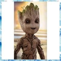ราคา [ ] DIY Full Round Painting Cute Baby Groot Kit ชุดลายการ์ตูน (47612284707)