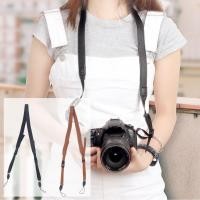 ราคา สายคล้องไหล่กล้องสายหนังสบายอเนกประสงค์เรียบง่ายย้อนยุคสากลสําหรับกลางแจ้ง (49511203149)