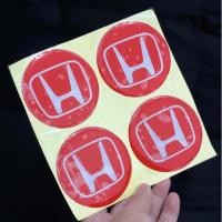 ราคา เมราห์ สติกเกอร์ตัดฝาดุมขอบรถนูนพร้อมโลโก้ ฮอนด้า สีแดง เส้นผ่านศูนย์กลาง 7, 6 & 5 ซม สติกเกอร์นูน (57356310799)