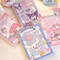 ราคา สมุดโน๊ตลายการ์ตูน Kuromi Cinnamoroll Melody น่ารัก 120 หน้า (41831428861)