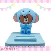 ราคา น่ารัก พร้อมส่ง ถูกมาก ที่ตั้งโทรศัพท์ line friend สีฟ้า (20801064010)