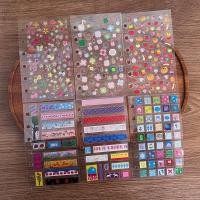ราคา 6 แผ่น Sticker Pack Mini Stickers Handbook Material สติ๊กเกอร์กราฟฟิตีตกแต่ง (29333453496)