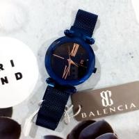 ราคา Balenciaแท้100% นาฬิกาข้อมือผู้หญิง สายถัก สีพิ้งโกลหน้าดำ มีใบรับประกันสินค้า1ปี (2715511178)
