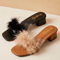 ราคา รองเท้าแฟชั่น แบบสวม ขนมิ้ง ขนเฟอร์ ไซส์ใหญ่ Bigsize 41 - 43 สีสวย ใส่ออกงาน ปาร์ตี้ งานแต่ง คะสาว ๆ (22400846611)