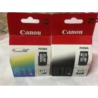ราคา ตลับหมึกแท้ Canon 810 Black/811 Color (366531723)