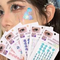 ราคา 3D Dreamy Shell คริสตัลเพชร Patch Face Gems Mermaid ชั่วคราว Tattoo สติกเกอร์ Self-กาว DIY Body Art ตกแต่งแต่งหน้า (55811715850)