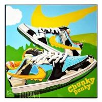 ราคา รูปภาพ รองเท้า Nike SB Dunk Low x Ben & Jerry's ไนกี้ Chunky Dunky รูปภาพ​ติดผนัง pop art กรอบรูป แต่งบ้าน ของขวัญ (28550683511)