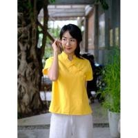ราคา เสื้อพื้นเมือง ผ้าฝ้าย ผ้าไทย สีเหลือง อก 36"-38" เสื้อพื้นเมืองคอจีน เสื้อพื้นเมืองสีเหลือง ผ้าฝ้ายสีเหลือง (4243340291)