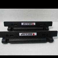 ราคา ที่ใส่ป้ายทะเบียนรถยนต์ JDM Carbon พร้อมโลโก้ Nismo (25663313019)
