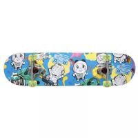 ราคา Skateboard สเก็ตบอร์ด ลายโดราเอมอน ยี่ห้อ Promark มือสอง สภาพดี แถมกระเป๋า!! (15621075016)