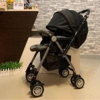 ราคา รถเข็นเด็ก ยี่ห้อ Aprica รุ่น Soraria Premium สีดำเทา พร้อมซัพพอร์ตแท้ (5501023932)