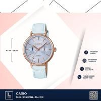 ราคา นาฬิกาข้อมือ Casio รุ่น SHE-3054PGL-2AUDR Sheen- นาฬิกาผู้หญิง สายหนังแท้สีฟ้า (522739871)
