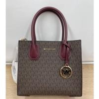 ราคา ♞,♘,♙ (สด-ผ่อน) กระเป๋า Mercari Michael Kors 35S1GM9M2L 35F1GM9M2B Mercer Medium Satchel Messenger (26329277254)