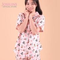 ราคา Josilins ชุดนอน ผู้หญิง ลิขสิทธิ์ ดิสนีย์ Disney Mickey Mouse มิกกี้ เมาส์ คอปก ชุดแขนสั้น ขาสั้น ผ้าคอตตอนยืด คละลาย 3n (13935853982)