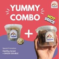 ราคา ชุดอร่อยคอมโบ คุกกี้ดาร์คแอนด์มิลล์ช็อกโกแลตชิพ+ที่สุดคุกกี้ธัญพืช)หวานน้อย) (21890403307)