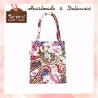 ราคา FERERA (เฟอเรร่า) กระเป๋าผ้า,กระเป๋าสะพายไหล่สายกลม,กระเป๋าผ้าคอตตอน100% (11232090139)