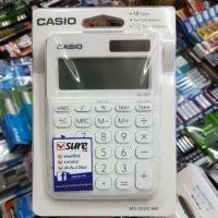 ราคา Casio MS-20UC-WE สีขาว เครื่องคิดเลขตั้งโต๊ะ 12หลัก ของแท้รับประกัน2ปีจากCMG (1050405253)