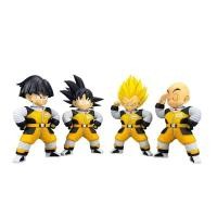 ราคา 5 ชิ้น/เซ็ต Dragon Ball Z รูป Q รุ่นนักบินอวกาศเครื่องแต่งกาย Goku Vegeta Krillin Gohan PVC Action Figures ของเล่น (56708982195)