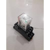 ราคา OMRON RELAY MY4N-GS AC220V + socket รีเรย์ 14 ขา 220V + ฐาน (5519271092)