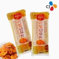 ราคา หัวไชเท้าดองเกาหลี 단무지 CJ Pickled Yellow Radish 400g (23472314341)