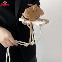 ราคา <BYCE-t> 1 ชิ้นน่ารักหนังช้าง Zero กระเป๋าสตางค์โทรศัพท์ Ba คลิปแขวน Ne เชือก Crossbody Pearl Bow CHAIN Anti Drop แขวนโซ่ (49407765863)