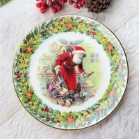 ราคา *มีตำหนิ* จานโชว์ Royal Albert "Gifts for good Boys and Girls" Bone China Made in England - First Quality จานคริสต์มาส (12353081191)