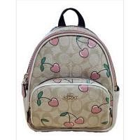 ราคา COACH Mini Backpack Heart Cherry Print ของแท้ (28982140669)