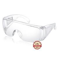 ราคา แว่นตาเซฟตี้ใส กันเชื้อโรค กันโควิด กันสะเก็ด กันแสง UV safety (11085934105)