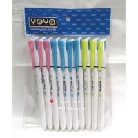 ราคา ปากกา 2 สี YOYA(1x10) (6833316794)