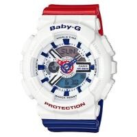 ราคา Casio Baby-G นาฬิกาข้อมือผู้หญิง สายเรซิ่น รุ่น BA-110TR-7A Tricolor series (261370339)