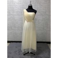 ราคา ชุดเพื่อนเจ้าสาว ชุดราตรีมือสอง ชุดแฟนซี ชุดราตรีสีครีมทอง size:S-M (18011064710)