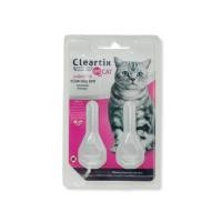 ราคา Cleartix (2 หลอด) ยาหยดกำจัดเห็บหมัด หยอดเห็บหมัด สำหรับแมว (5990182261)