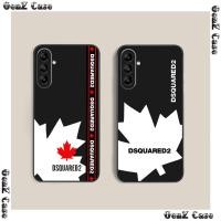 ราคา เคส Samsung A17 5G / A27 5G / A37 5G / A57 5G ขอบสี่เหลี่ยมพิมพ์ลายใบเมเปิ้ล Dsquare2 ไอคอนเทรนด์มาแรง (40871680331)