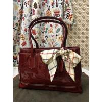 ราคา พร้อมส่ง** กระเป๋าหนังแก้วสีแดงCOACHแท้มือสอง (8429489131)