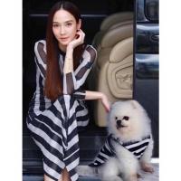 ราคา เดรสยาวพิมพ์ลายงานแม่อั้ม (5680645232)