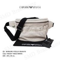 ราคา Emporio Armani กระเป๋าคาดอกสีเทา รุ่น Marsupio Vitello Granato Code: Y4O227 YDE2J 80045 (16816515484)