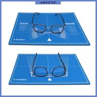 ราคา AMOOND สีฟ้าสีขาว Dual-Sided แว่นตาทดสอบ Pad แว่นตาเอียงเส้นผ่านศูนย์กลางกรอบแว่นตาวัด Pad Qulaity พลาสติก Made (49012735406)