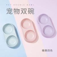 ราคา ชามแมวและชามสุนัขชามคู่ในชามแมวและชามอาหารสุนัข PP ชามสัตว์เลี้ยงสีลูกกวาดใช้คู่ชามสัตว์เลี้ยงแมวเค (49462637056)