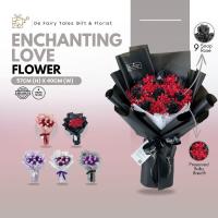 ราคา สบู่ ช่อดอกไม้ Enchanting Love สบู่ 9 ก้าน ดอกไม้พร้อมช่อดอกไม้ Baby Breath สําหรับวันเกิด พิเศษ (41678362247)