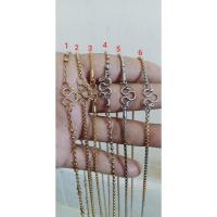 ราคา สร้อยคอสแตนเลสแท้ สีทอง/2กษัตริย์ ขนาด 20" (4136369985)